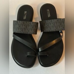 Michael Kors Black Minimalist Sandals